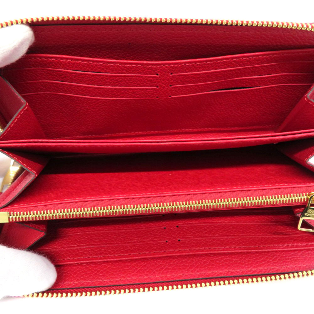 Louis Vuitton Zippy Wallet Empreinte Long Scarlet Red Leather - Picture 5 of 8